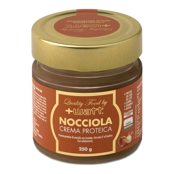 +watt quality food - crema proteica nocciola 250 grammi