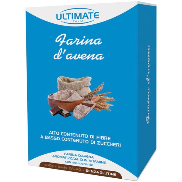 ultimate italia farina d'avena 450 grammi vaniglia cocco