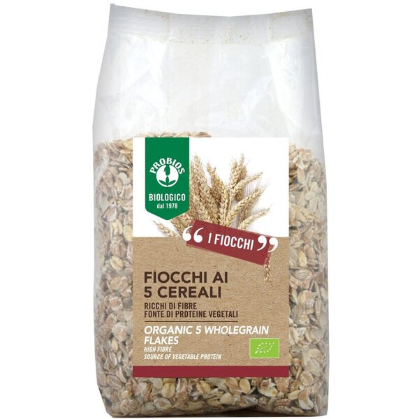 probios easy to go - fiocchi 5 cereali 500 grammi