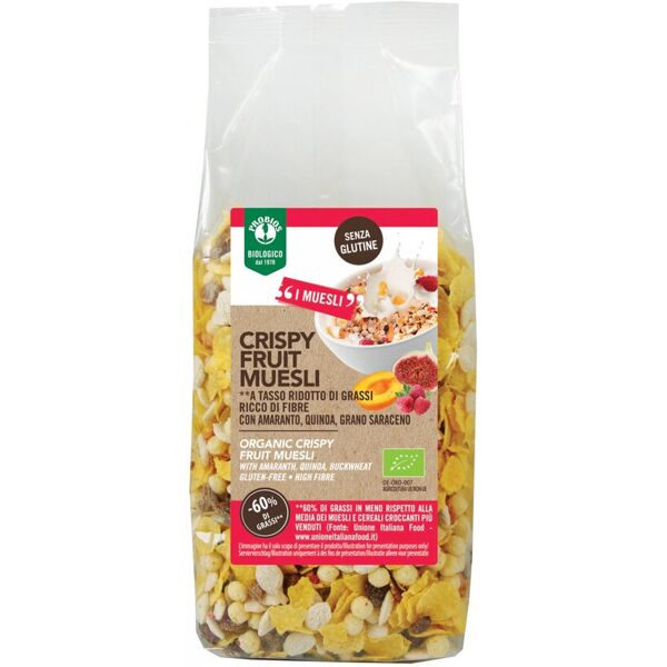 probios easy to go - crispy fruit muesli senza glutine 325 grammi