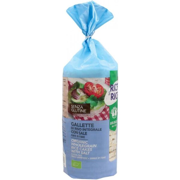 probios rice & rice - gallette di riso con sale senza glutine 100 grammi