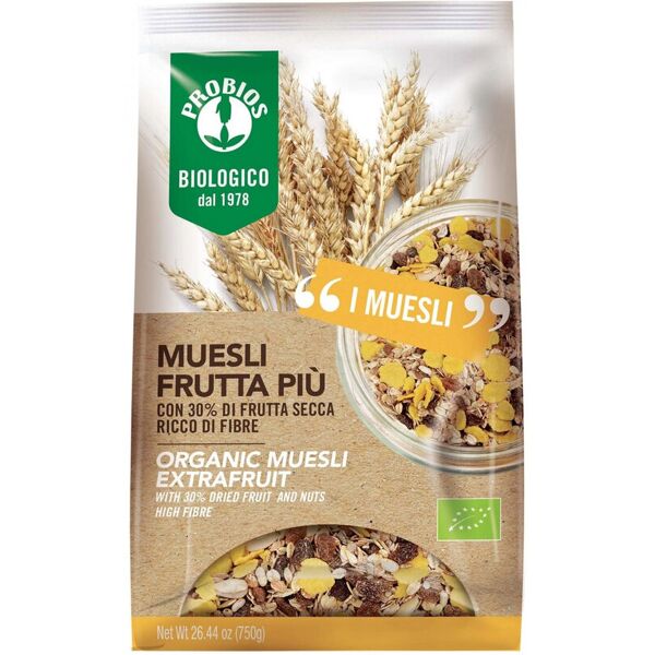 probios easy to go - muesli frutta più 750 grammi