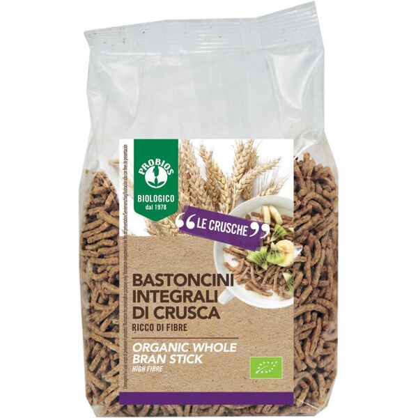 probios easy to go - bastoncini di crusca di grano 250 grammi