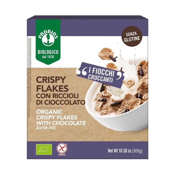 probios easy to go - crispy flakes cioccolato 300 grammi