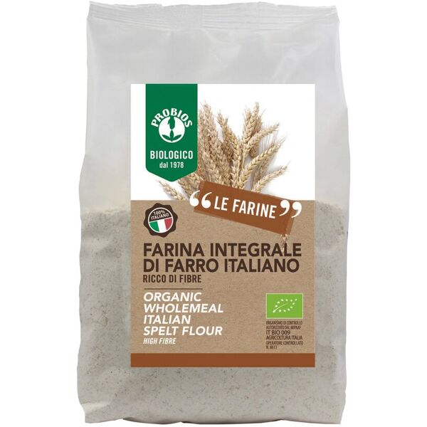 probios farina di farro integrale 500 grammi