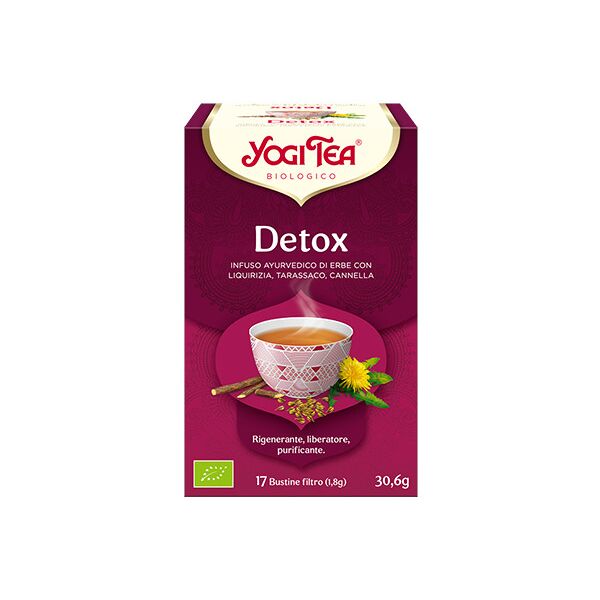 yogi tea - detox 17 bustine da 1,8 grammi