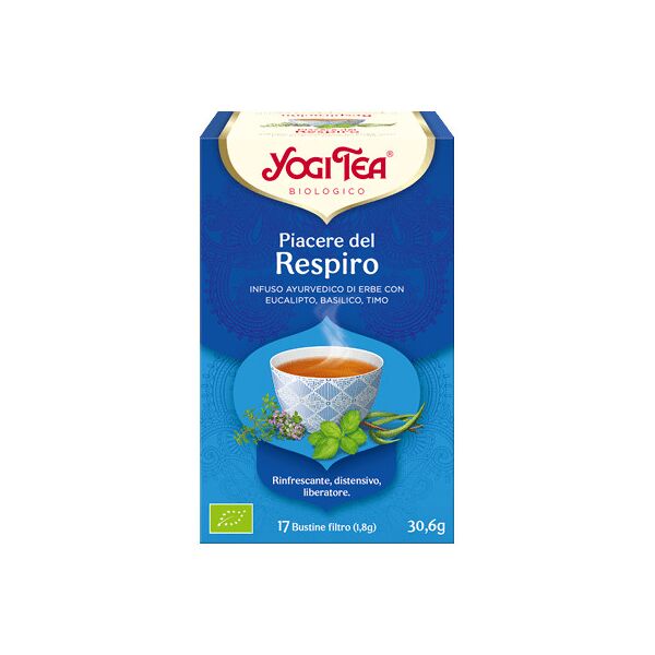 yogi tea - piacere del respiro 17 bustine da 1,8 grammi