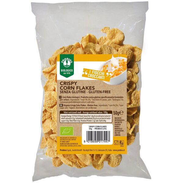 probios viva mais - crispy corn flakes 50 grammi