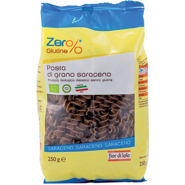 fior di loto zero% glutine - fusilli di grano saraceno 250 grammi