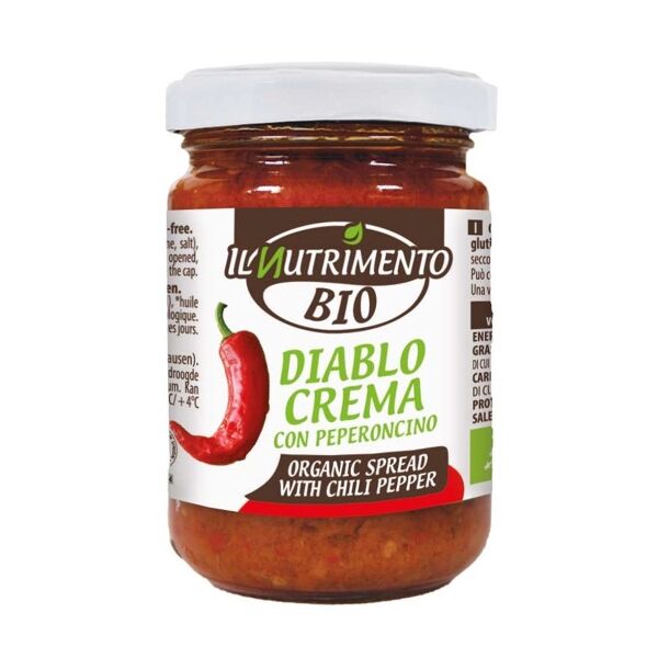 probios bio organic - diablo crema con peperoncino 135 grammi