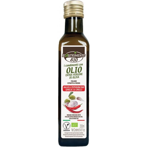 probios bio organic - condimento con olio d'oliva extra vergine aglio & peperoncino 250ml