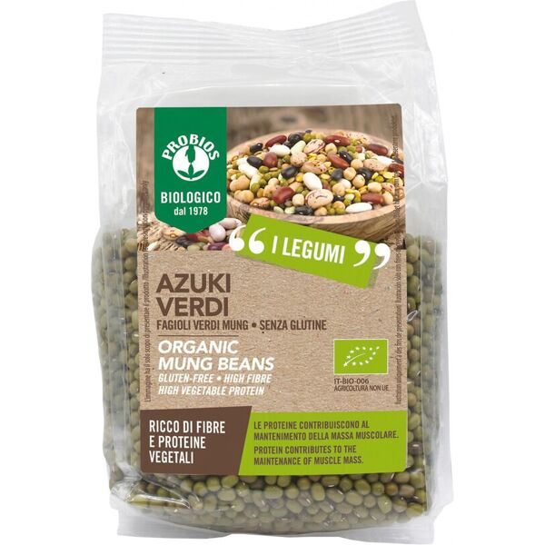 probios legumi - azuki verdi 400 grammi