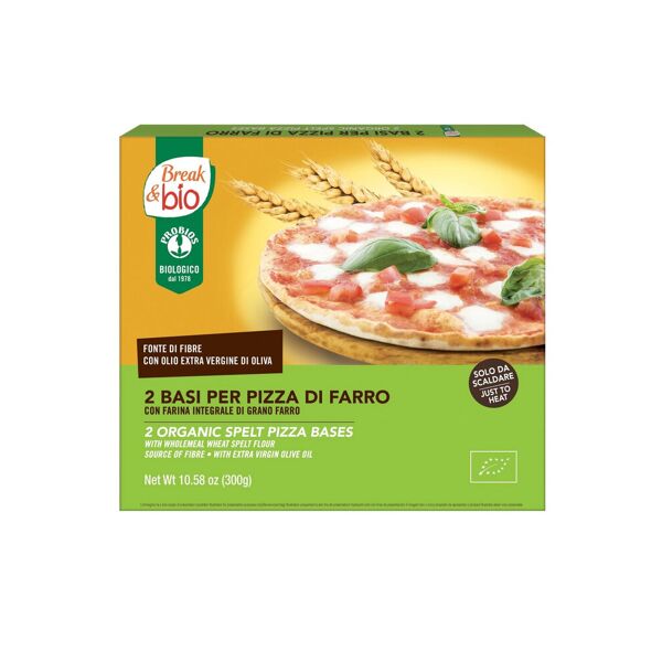 probios break & bio - 2 basi per pizza di farro 300 grammi