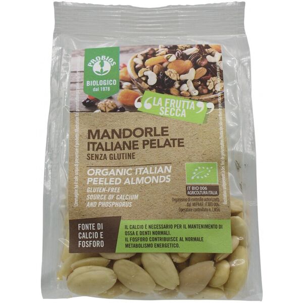 probios mandorle italiane bio organic 125 grammi