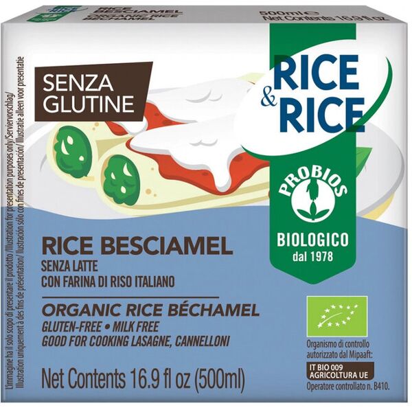 probios rice & rice - rice besciamel 500ml