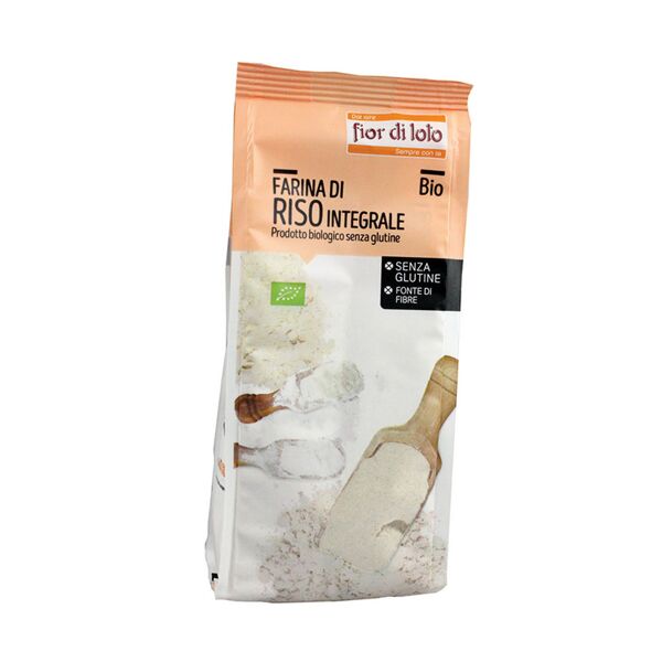 fior di loto farina di riso integrale bio 375 grammi