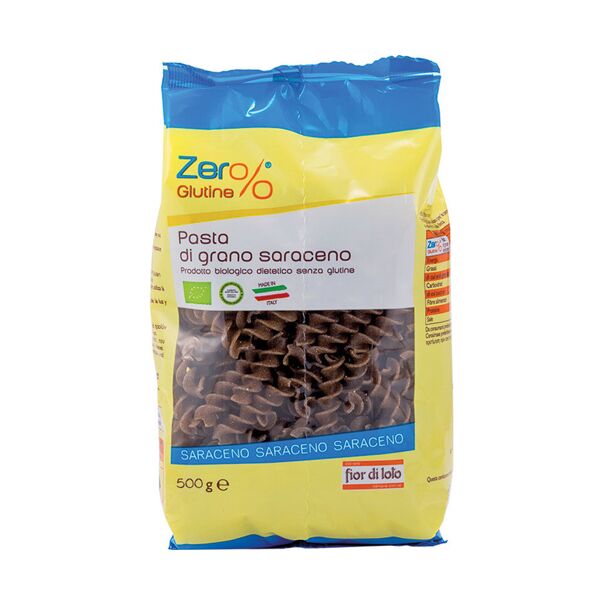 fior di loto zero% glutine - fusilli di grano saraceno 500 grammi