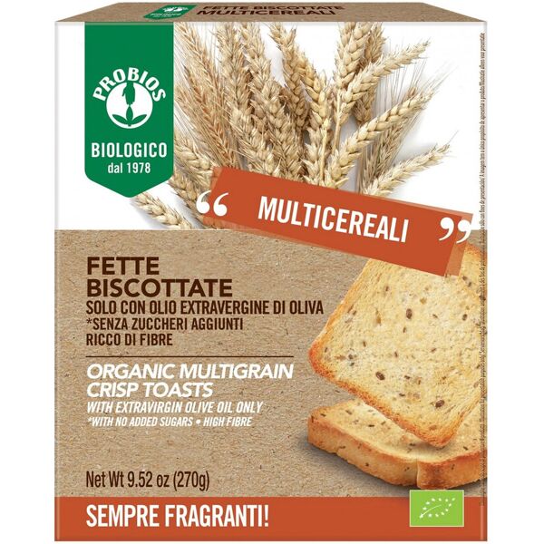 probios fette biscottate multicereali 270 grammi