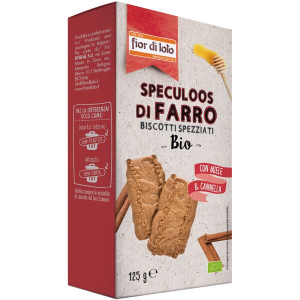 fior di loto speculoos di farro 125 grammi