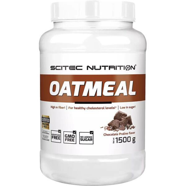 scitec nutrition oatmeal 1500 grammi praline al cioccolato