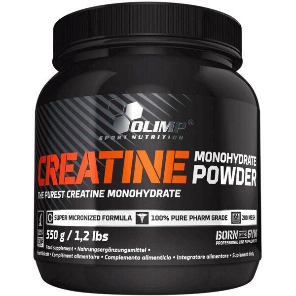 olimp creatine monohydrate powder 550 grammi neutro