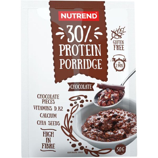 nutrend protein porridge 5 buste da 50 grammi cioccolato