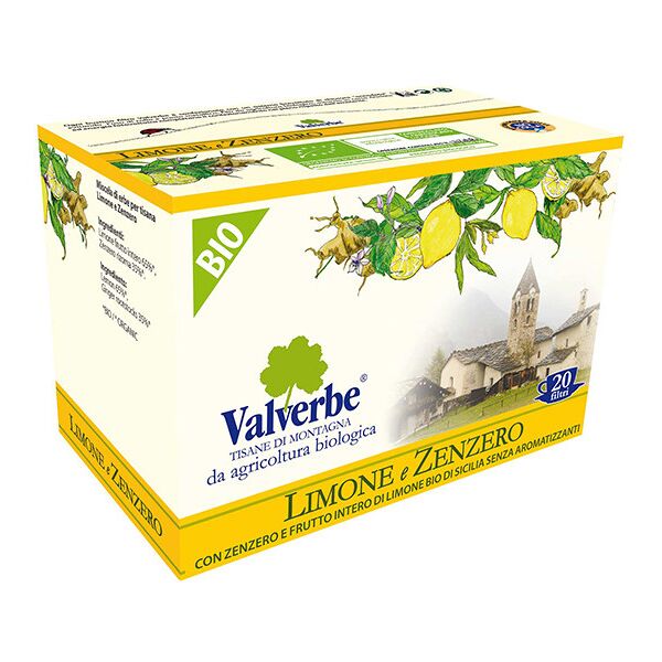 valverbe limone e zenzero 20 filtri