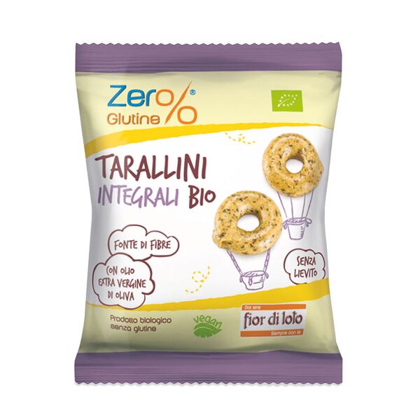 fior di loto zero% glutine - tarallini integrali bio 30 grammi