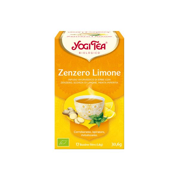 yogi tea - zenzero e limone 17 bustine da 1.8 grammi