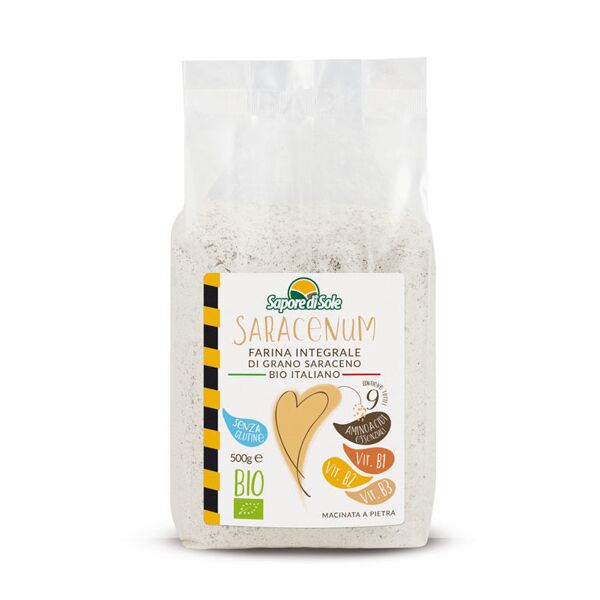 sapore di sole saracenum - farina integrale di grano saraceno 500 grammi