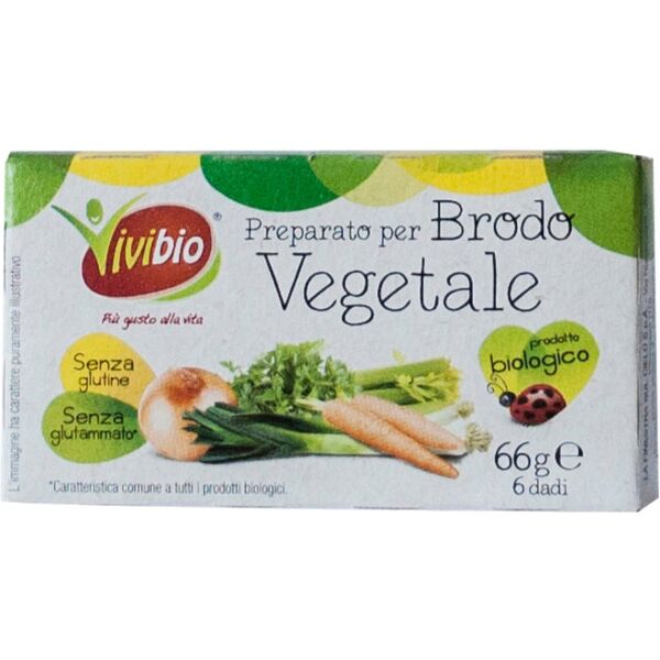 vivibio preparato per brodo vegetale 66 grammi