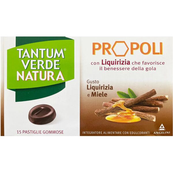 tantum verde - natura liquirizia 15 pastiglie gommose