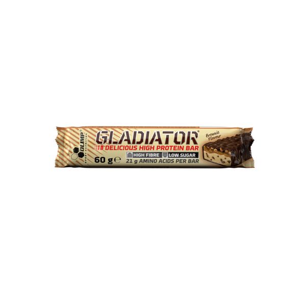 olimp gladiator bar 60 grammi brownie