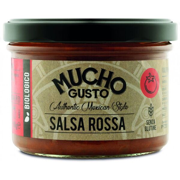 probios mucho gusto - salsa rossa dip 180 grammi