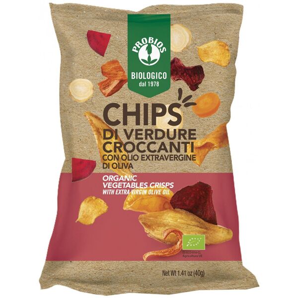 probios chips di verdure croccanti 40 grammi