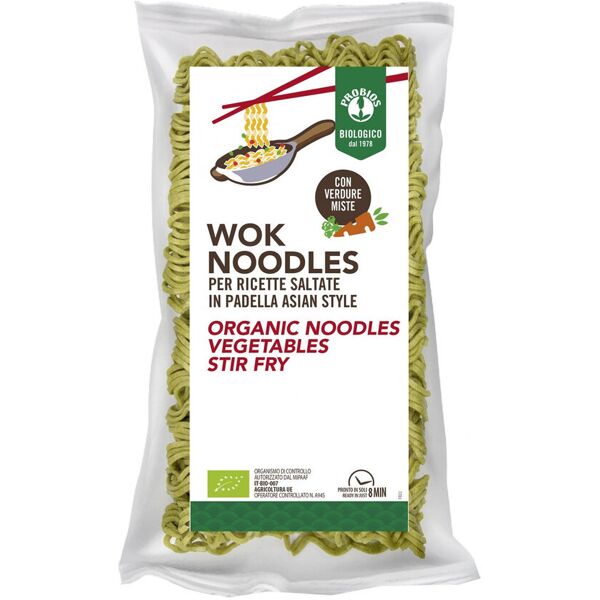 probios wok - noodles alle verdure bio 250 grammi