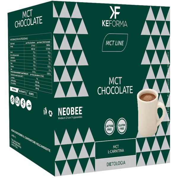 keforma mct - chocolate 14 bustine da 19,5 grammi