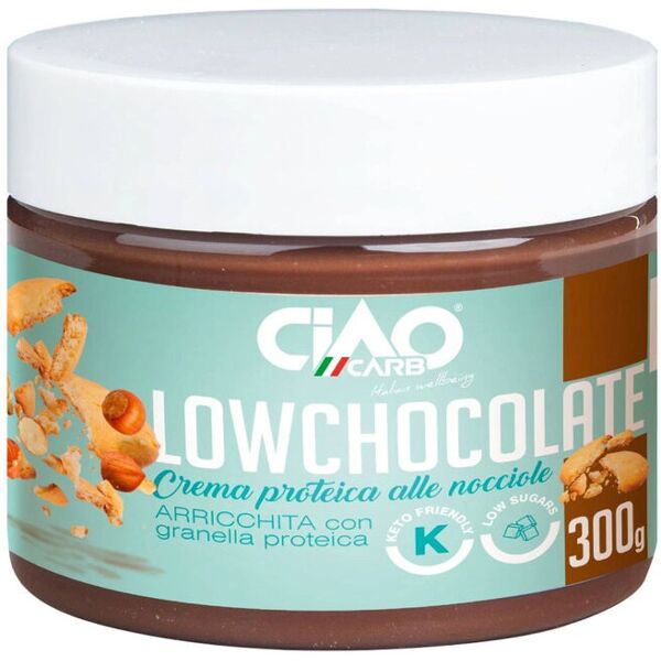 ciaocarb low chocolate 300 g nocciola