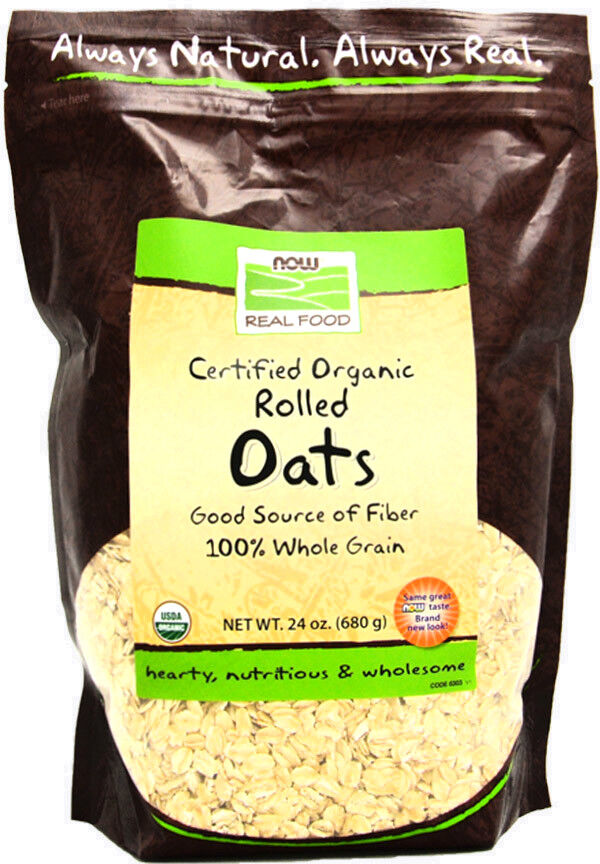 now foods rolled oats 680 grammi