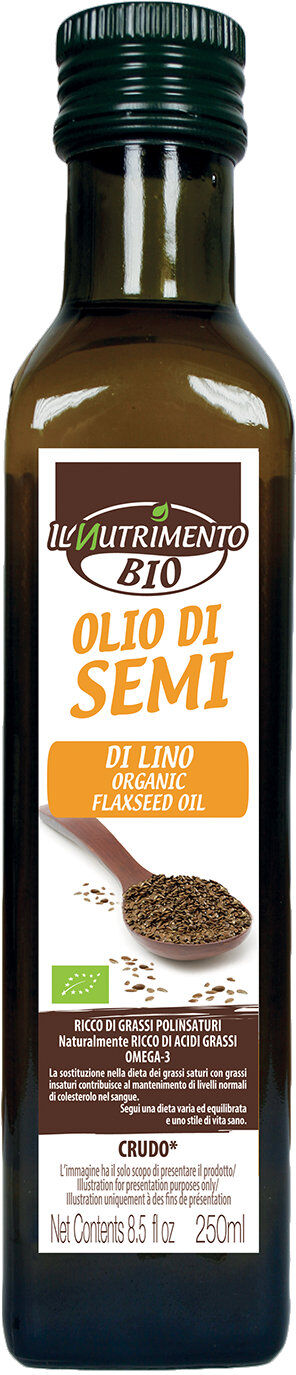 probios bio organic - olio di semi di lino crudo biologico 250ml