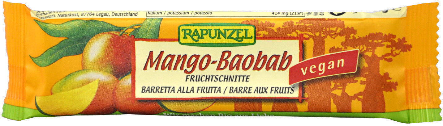 rapunzel mango-baobab - barretta alla frutta 1 barretta da 40 grammi