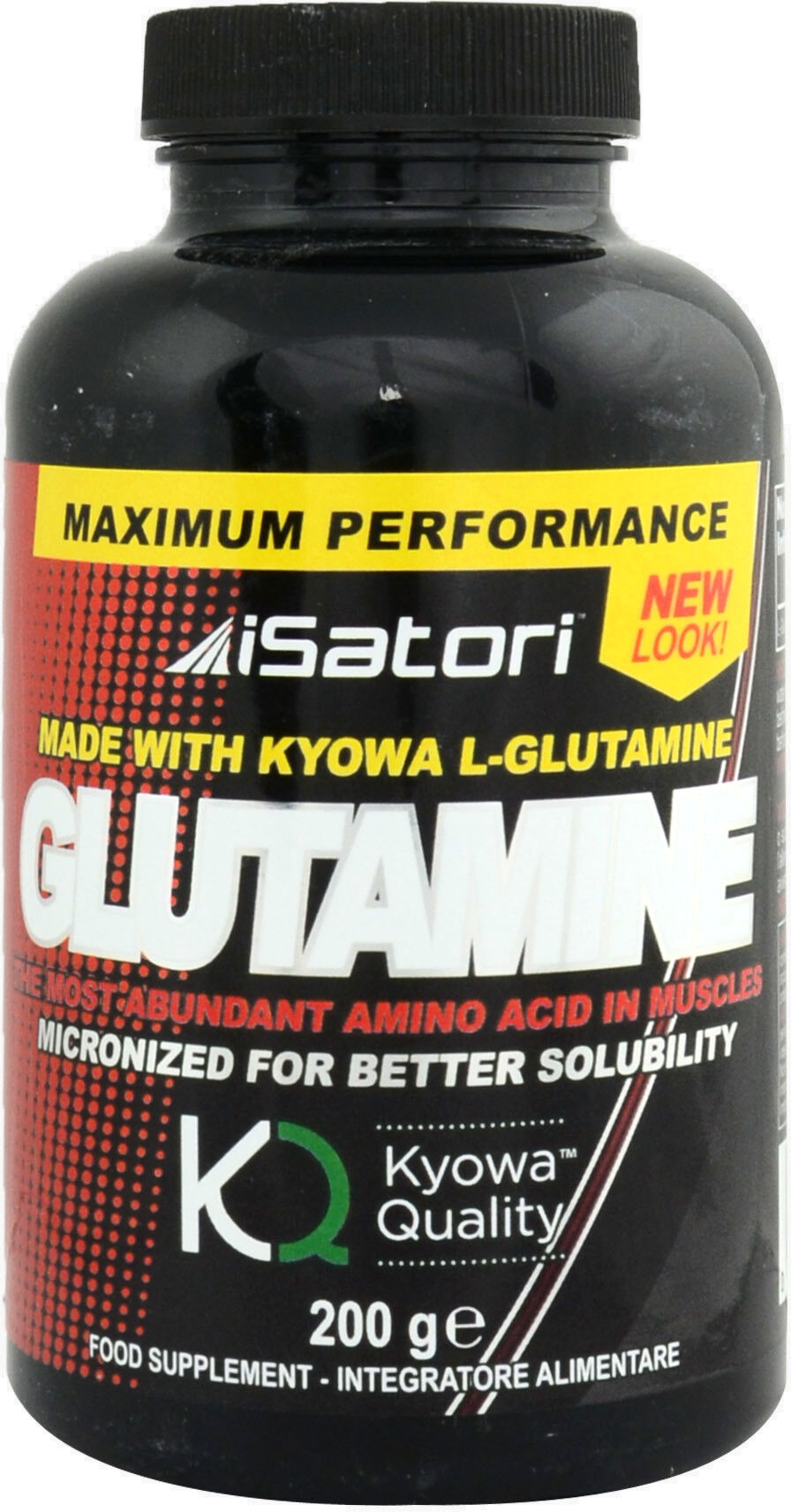 isatori glutamine 200 grammi