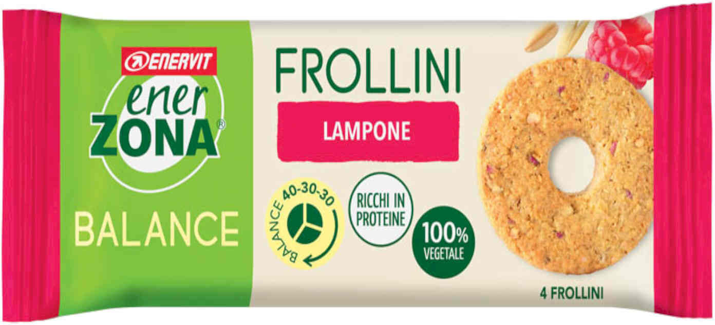 enerzona balance - frollini 1 confezione da 4 biscotti cacao intenso