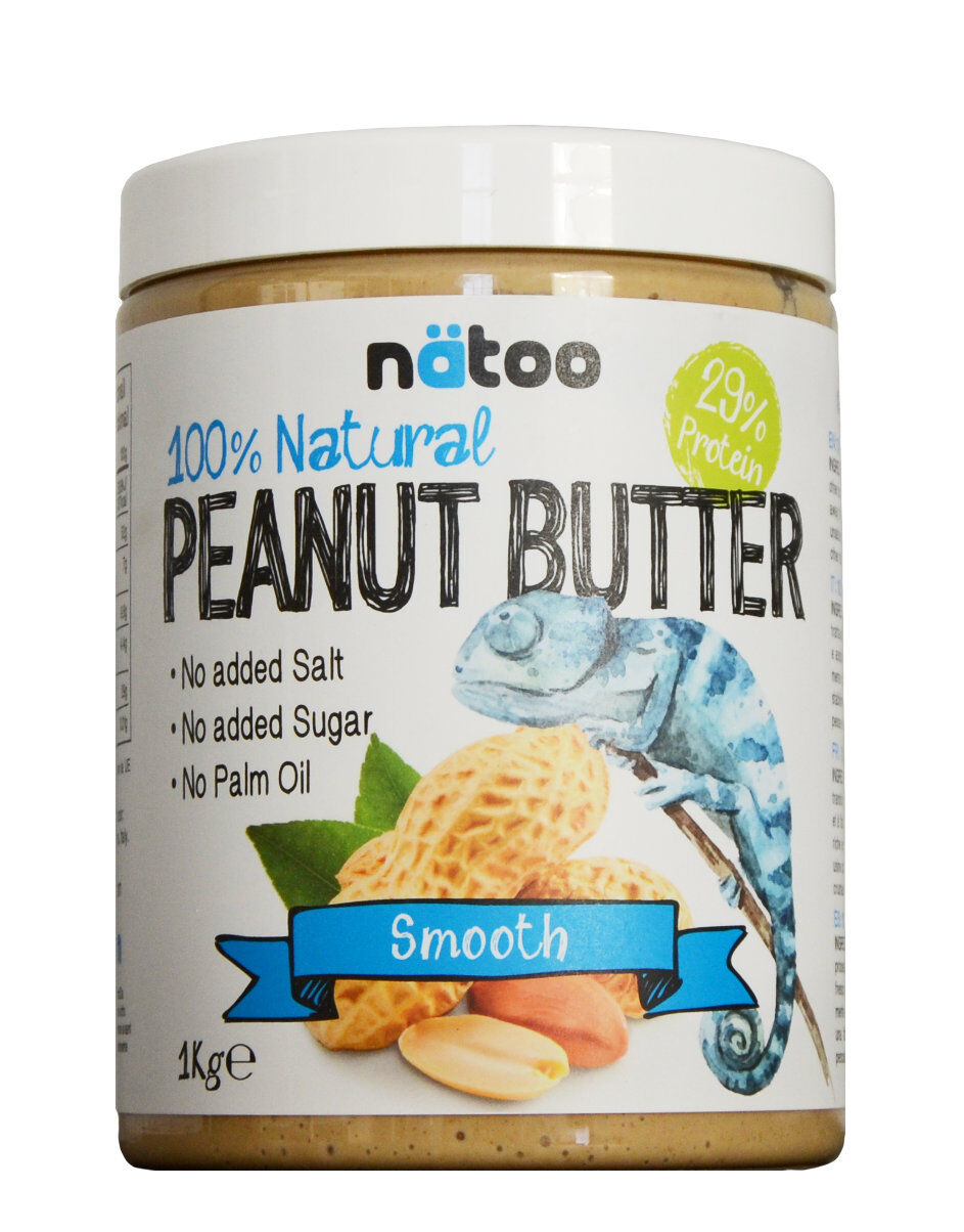 natoo 100% natural peanut butter smooth 1000 grammi