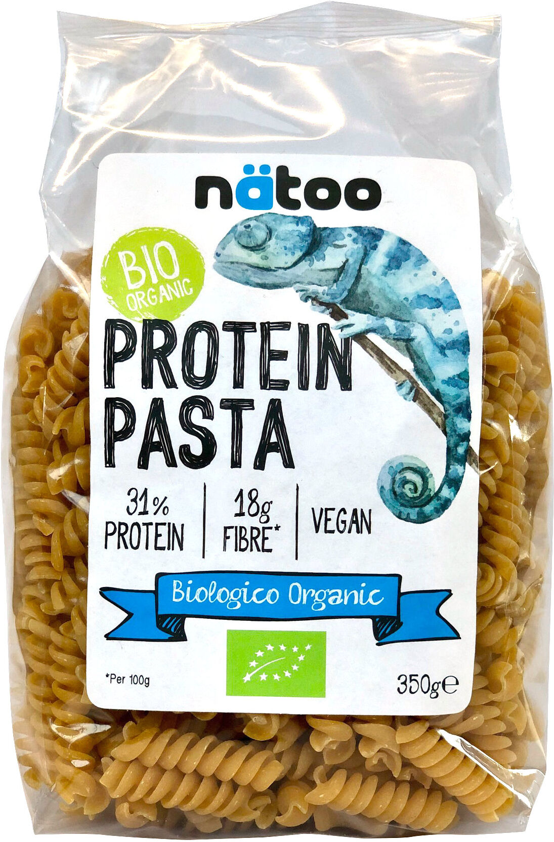 natoo protein pasta fusilli bio 350 grammi