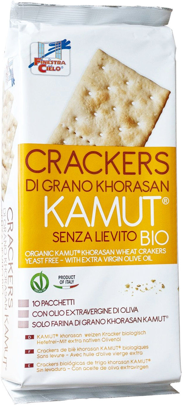 la finestra sul cielo crackers bio di grano khorasan kamut 290 grammi