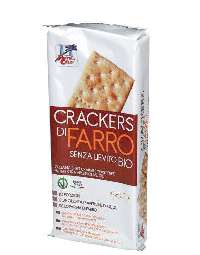 la finestra sul cielo crackers bio di farro senza lievito 280 grammi