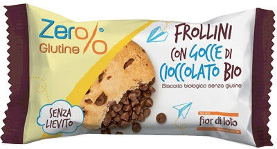 fior di loto zero% glutine - frollini con gocce di cioccolato bio 70 grammi