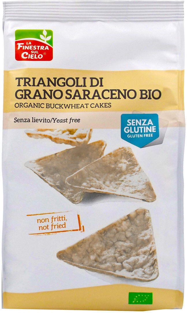 la finestra sul cielo triangoli di grano saraceno bio 100 grammi