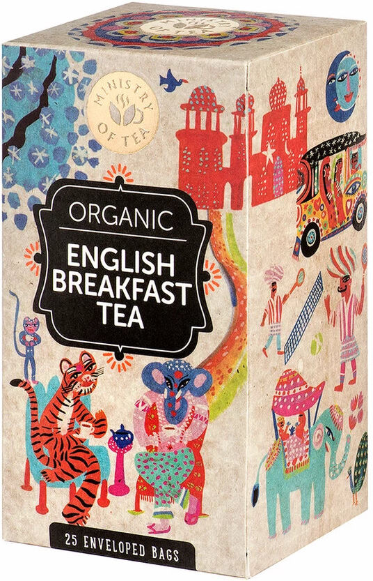 ministry of tea english breakfast tea 25 bustine da 2 grammi